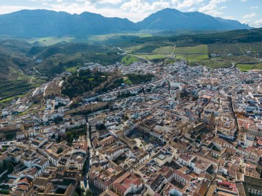 views of the monumental town of Antequera in the province of Malaga, Andalusia.