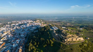 view of the sunrise in the municipality of Medina Sidonia, in the province of Cadiz, Spain