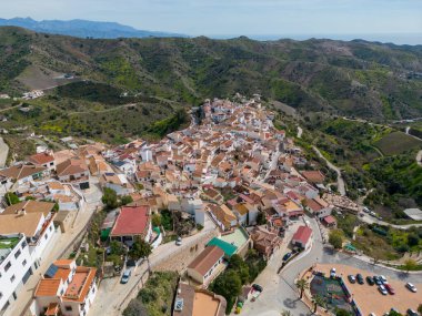 İspanya 'nın Malaga bölgesinin Axarquia bölgesindeki Moclinejo belediyesi