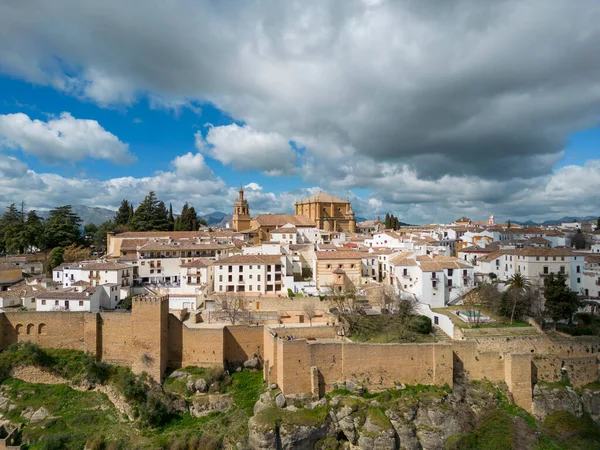 Kilátás Monumentális Város Ronda Tartomány Malaga Spanyolország — Stock Fotó