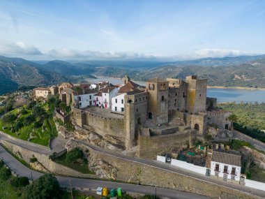 Castellar de la frontera Kalesi Cadiz, İspanya