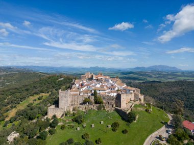 İspanya 'nın Castellar de la frontera eyaletindeki antik kaleler