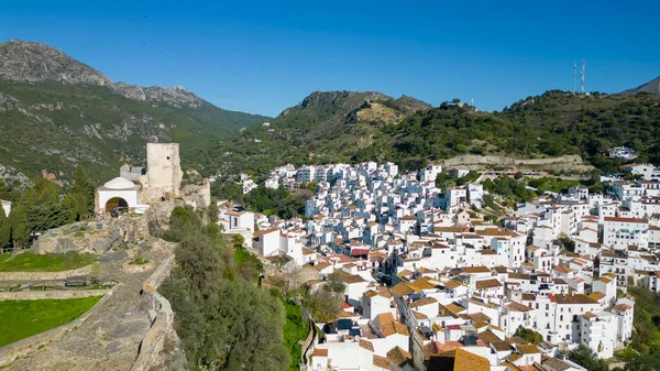Погляд Чудове Біле Село Касарес Малазі Іспанія — стокове фото
