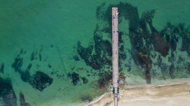Endülüs, Costa del Sol 'da Marbella kasabasında güzel bir iskele.