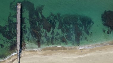 Endülüs, Costa del Sol 'da Marbella kasabasında güzel bir iskele.