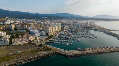 Estepona Limanı, Endülüs, İspanya.