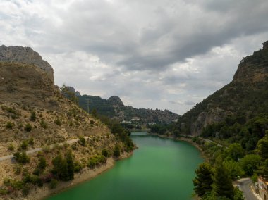 Gaitanes geçidi, kralın yolunun bulunduğu yer, Ardales, Malaga.