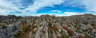 İspanya 'nın Malaga ilindeki Antequera doğal alanının görüşleri