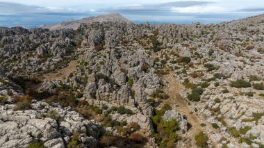 İspanya 'nın Malaga ilindeki Antequera doğal alanının görüşleri