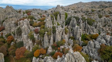İspanya 'nın Malaga ilindeki Antequera doğal alanının görüşleri