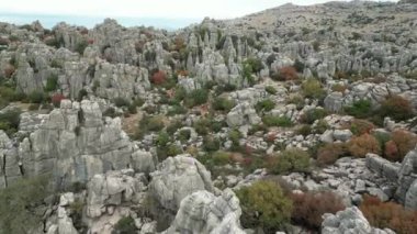 İspanya 'nın Malaga ilindeki Antequera doğal alanının görüşleri