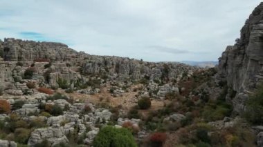 İspanya 'nın Malaga ilindeki Antequera doğal alanının görüşleri