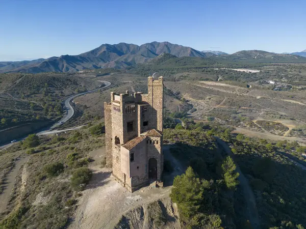Κάστρο Mota Στο Alhaurn Grande Στην Επαρχία Της Μάλαγα Ισπανία — Φωτογραφία Αρχείου