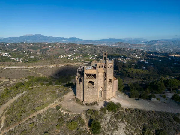 Castelo Mota Alhaurn Grande Província Málaga Espanha — Fotografia de Stock
