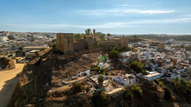 Alcala de Guadaira kalesinin havadan görünüşü, Sevilla