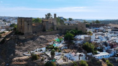 Alcala de Guadaira kalesinin havadan görünüşü, Sevilla