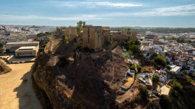 Alcala de Guadaira kalesinin havadan görünüşü, Sevilla