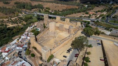 Alcala de Guadaira kalesinin havadan görünüşü, Sevilla