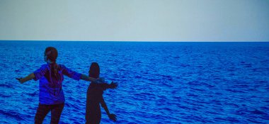 Venedik İtalya 27 Eylül 2022: 59. Uluslararası Sanat Sergisi her iki yılda bir Venedik 'te sergilenmektedir.