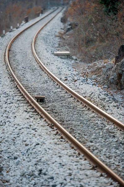 Rail Tracks Line Secondary Communication — Stock Photo, Image