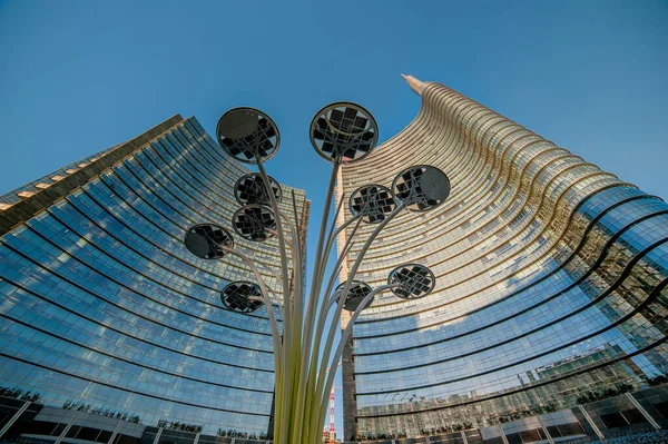 Skyscraper Business Center Milan Stock Picture