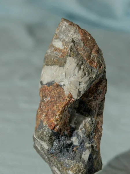 Приклад Мінералу Отриманого Шахт Ольтра Ель Колле — стокове фото