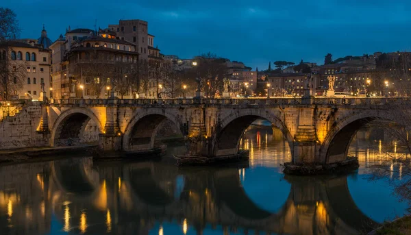 Roma Italia Marzo 2023 Puente Peatonal Construido 134 Que Cruza — Foto de Stock