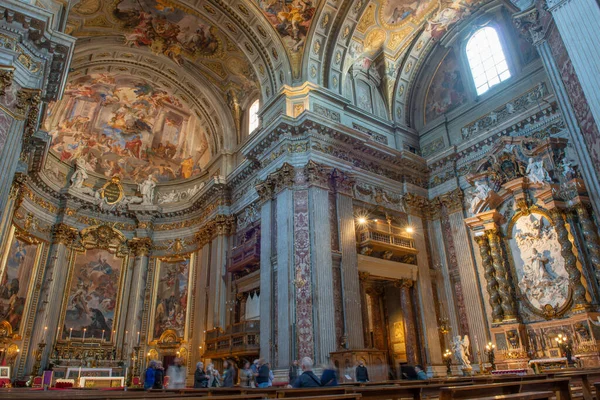 Rzym Włochy Marca 2023 Kościół Sant Ignazio Loyola Campo Marzio — Zdjęcie stockowe