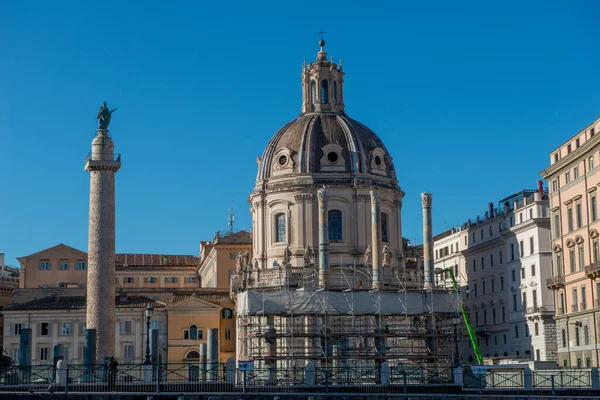Рим Италия Марта 2023 Года Археологическое Место Имперских Форумов Рима — стоковое фото