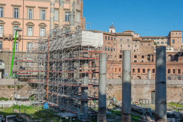 Roma Italia Marzo 2023 Lugar Arqueológico Los Foros Imperiales Roma —  Fotos de Stock
