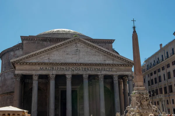 Roma Itália Março 2023 Panteão Edifício Roma Antiga Localizado Distrito — Fotografia de Stock