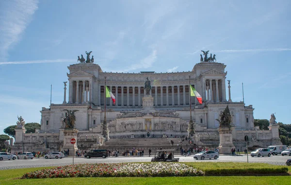 Рим Италия Марта 2023 Алтарь Отечества Память Погибших — стоковое фото