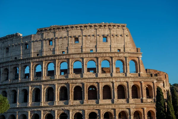 Rom Italien März 2023 Kolosseum Ursprünglich Bekannt Als Flavisches Amphitheater — Stockfoto