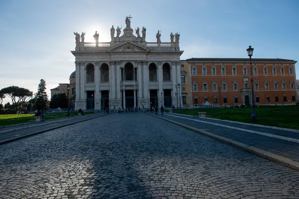 2023年3月16日 意大利拉太诺的圣乔凡尼大教堂 也被称为罗马大教堂 — 图库照片
