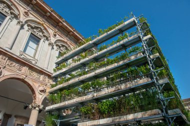 Milan İtalya 19 Nisan 2023: Milano Devlet Üniversitesi 'nde gösteri dışı etkinlikler düzenlendi