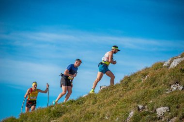 Serina İtalya 3 Eylül 2023: Fiziksel ve psikolojik açıdan iyi eğitimli atletler için tehlikeli dağ koşusu