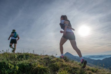 Serina İtalya 3 Eylül 2023: Fiziksel ve psikolojik açıdan iyi eğitimli atletler için tehlikeli dağ koşusu