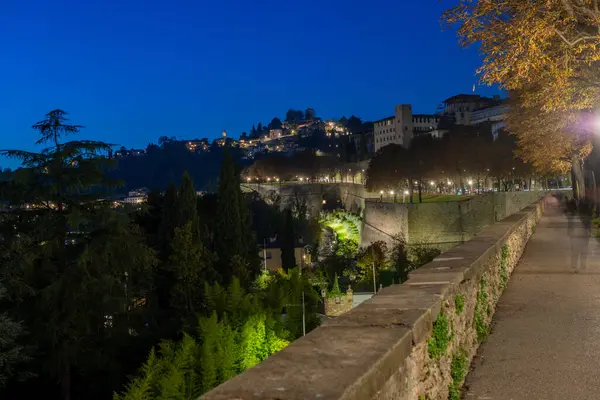 stock image Venetian walls of Bergamo, a UNESCO heritage site