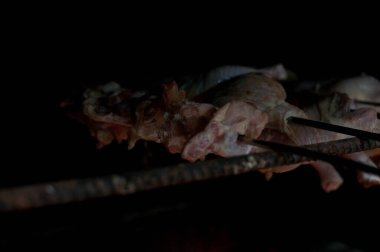 Şişte et fotoğrafı.