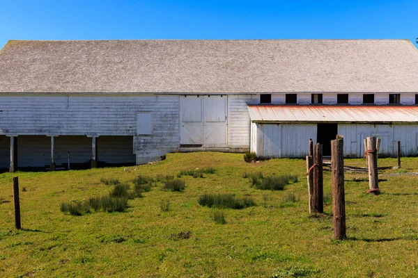 Storico Fienile Rustico Con Tetto Moderno Pierce Point Ranch Nella — Foto Stock