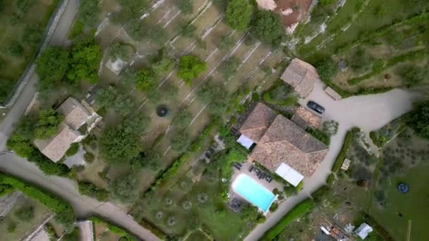 Saint Cezaire Sur Siagne Francia Julio 2023 Abandonando Piscina Villa — Vídeos de Stock