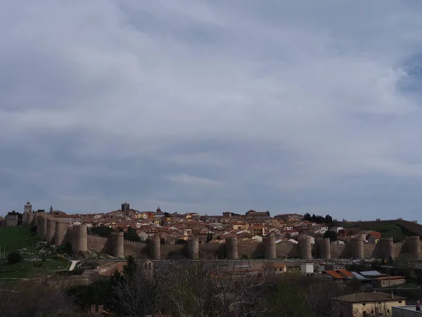 アビラ その美しい壁と中世の都市 スペイン — ストック写真