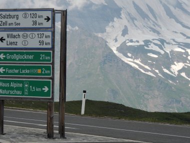 Grossglockner Yüksek Alp Yolu, Avusturya 'da dağ geçidi..