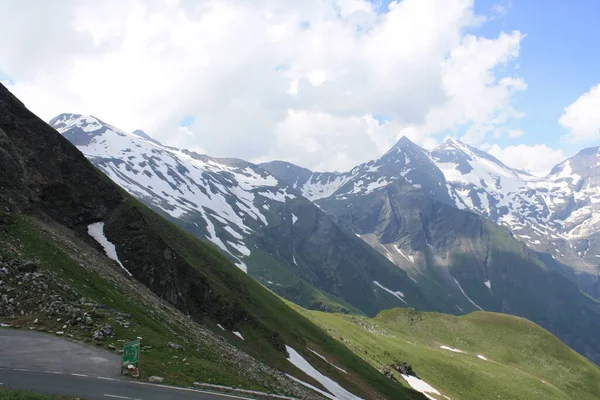 Grossglockner High Alpine Road Col Montagne Autriche — Photo
