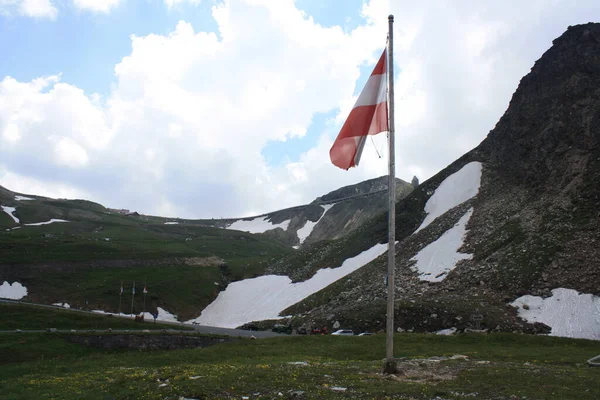 Grossglockner High Alpine Road Paso Montaña Austria — Foto de Stock