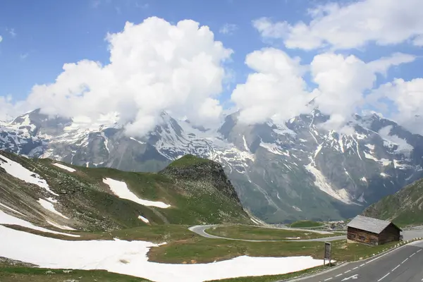 Grossglockner High Alpine Road Col Montagne Autriche — Photo