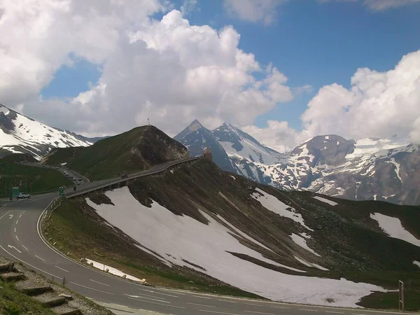 Grossglockner High Alpine Road Passagem Montanha Áustria — Fotografia de Stock