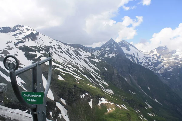 Grossglockner High Alpine Road Ett Bergspass Beläget Österrike — Stockfoto