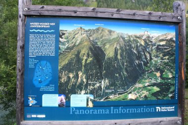 Avusturya 'nın dağlık bölgesinde Jungfernsprung şelalesi.