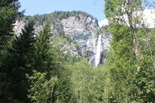 Jungfernsprung Waterval Het Alpengebied Van Oostenrijk — Stockfoto